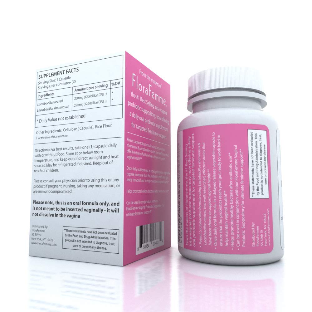 FLORAFEMME packaging demonstrates easy daily use and shelf-ready design.