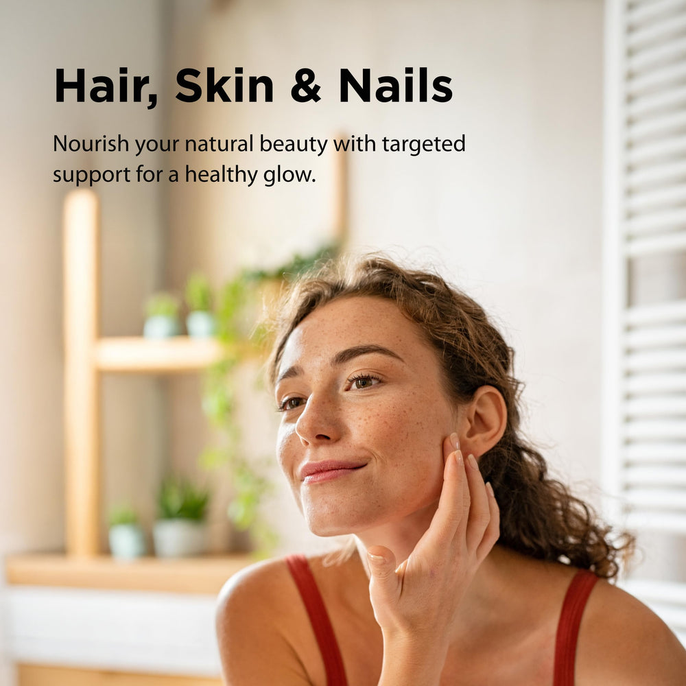 FloraSil glass of water beside capsules for easy intake.