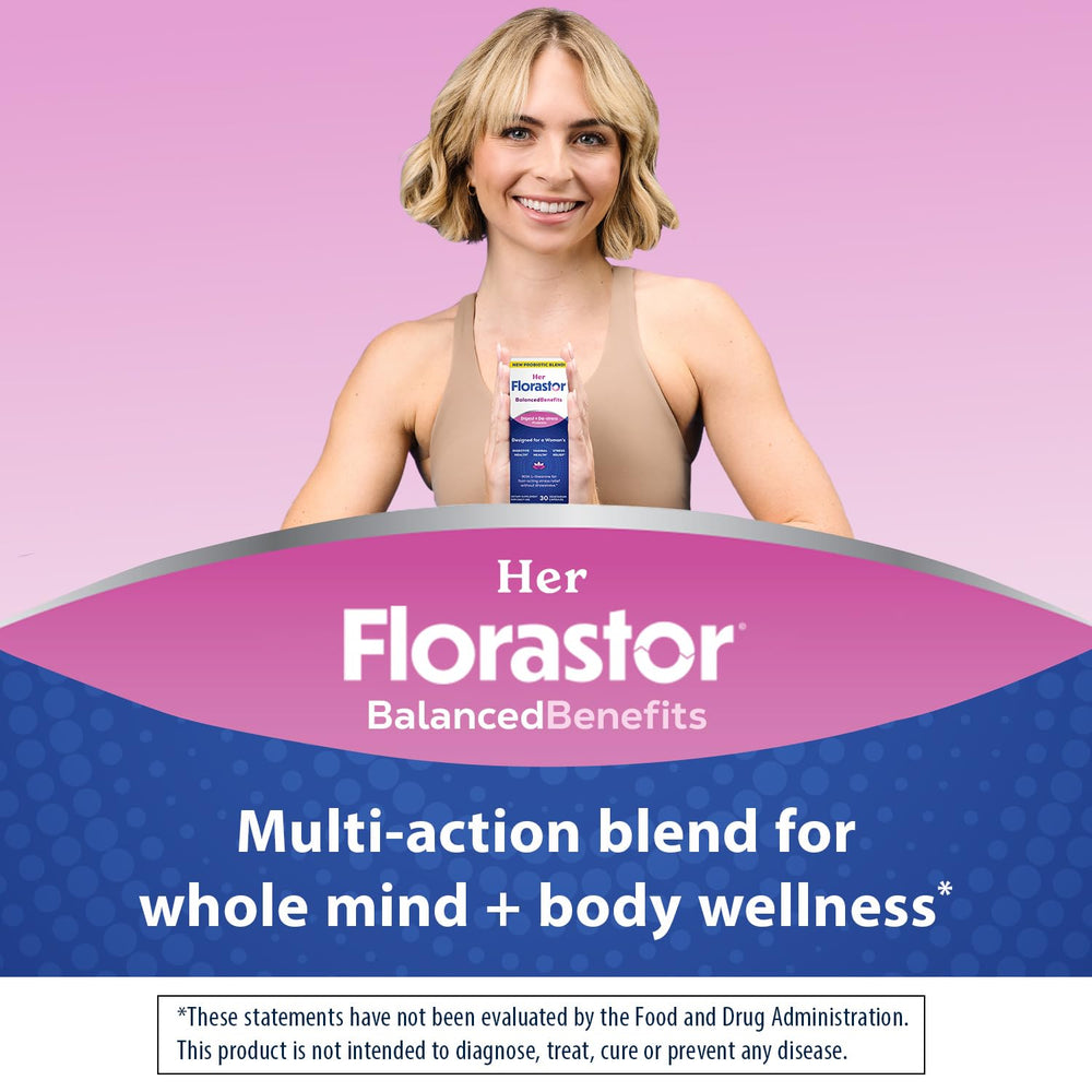 Florastor capsules closeup for easy daily support