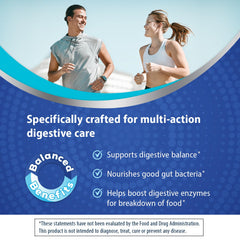Florastor Gummies bottle highlights vitamin B12 boost for metabolism support.