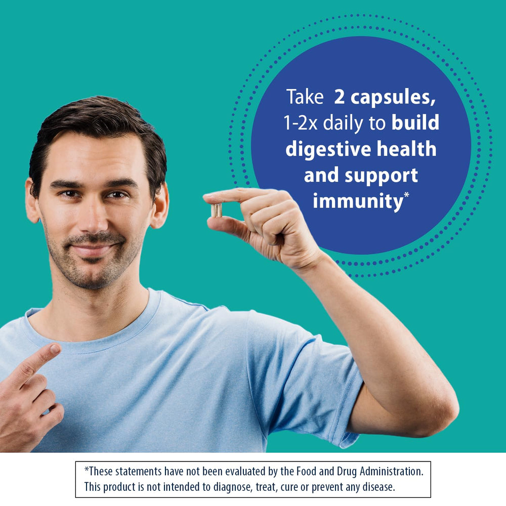 Florastor Select Pro immune-support symbol with digestive health cues
