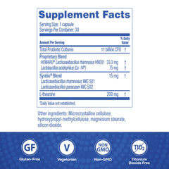 Florastor formula label confirms vegetarian and gluten-free benefits