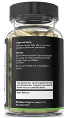 Florida Herbal Pharmacy NRF2 Complex capsules close-up for easy daily intake.