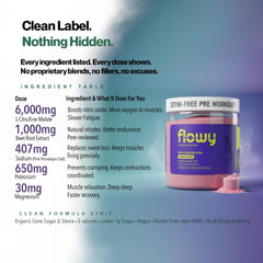 Flowy Stim Free scoop with serving measurement