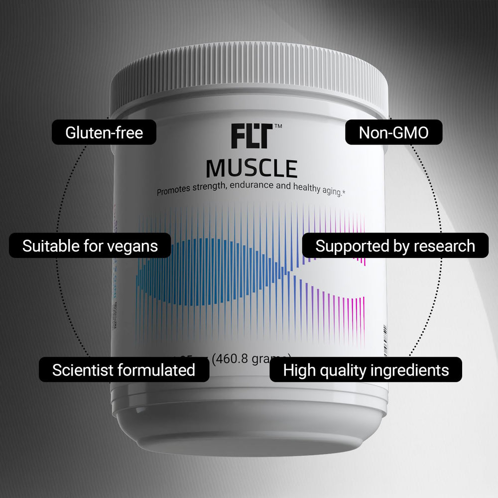 FLT Muscle training session with athlete implying endurance and recovery support.