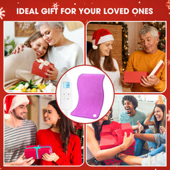 FluffyWarmth XXXL heating pad with LED controller for easy night use