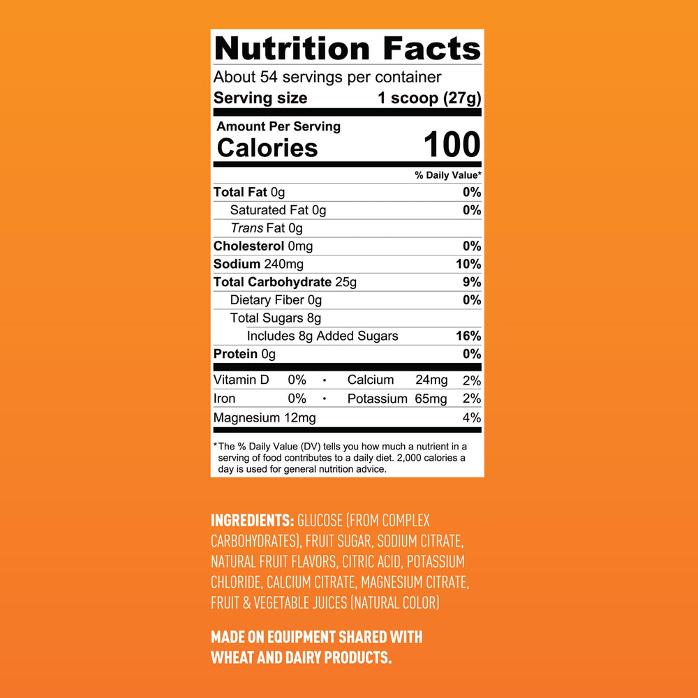 Fluid Performance during-workout mix supports sustained energy with electrolytes.