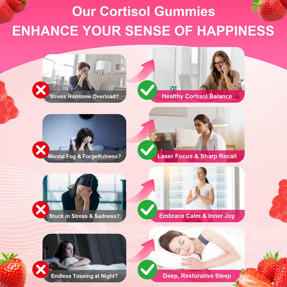 Flyrocer Cortisol Detox Gummies gummy close-up reveals chewy texture and bite-sized form