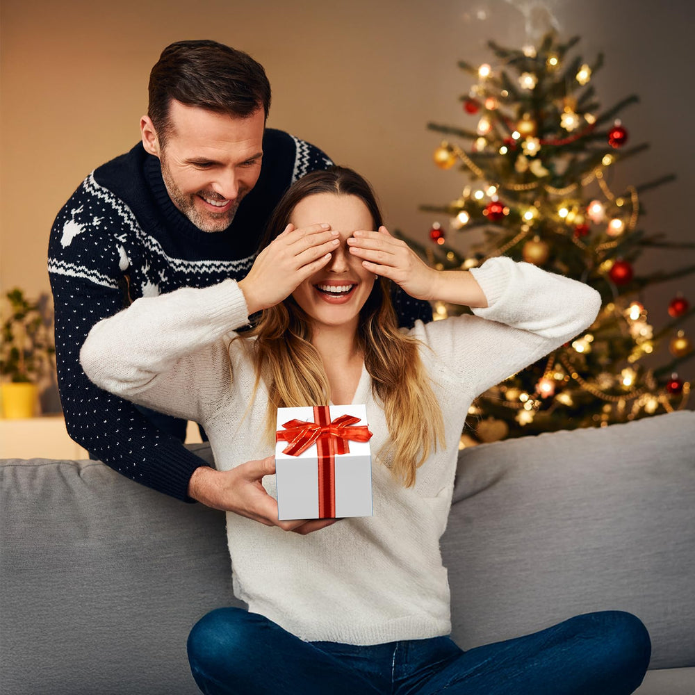 Air compression massage across forehead and eyes from Fmlave