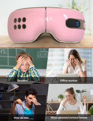 fmlave Eye Massager travel-ready for on-the-go care