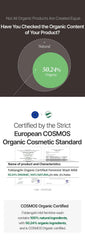 Foblangshi quinoa component detail showcases organic content for safer daily use