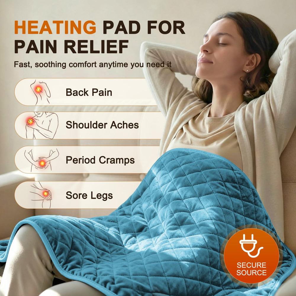 Focbeo king size neck and shoulder heat for targeted relief