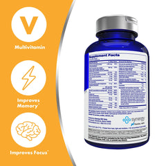 Focus Factor tablets-closeup displaying easy-to-swallow brain and vision capsules.