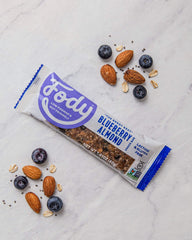 Fody Blueberry Almond Bar with blueberries and almonds for flavor