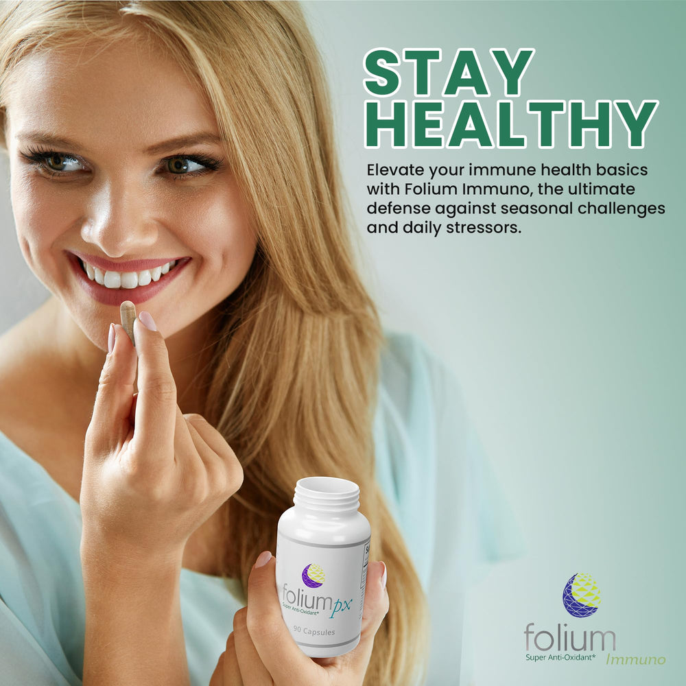 Folium Immuno mustard seed extract featured in the blend.