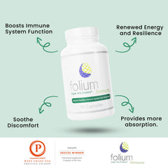 Folium Immuno pomegranate seed extract signals immune-modulating components.