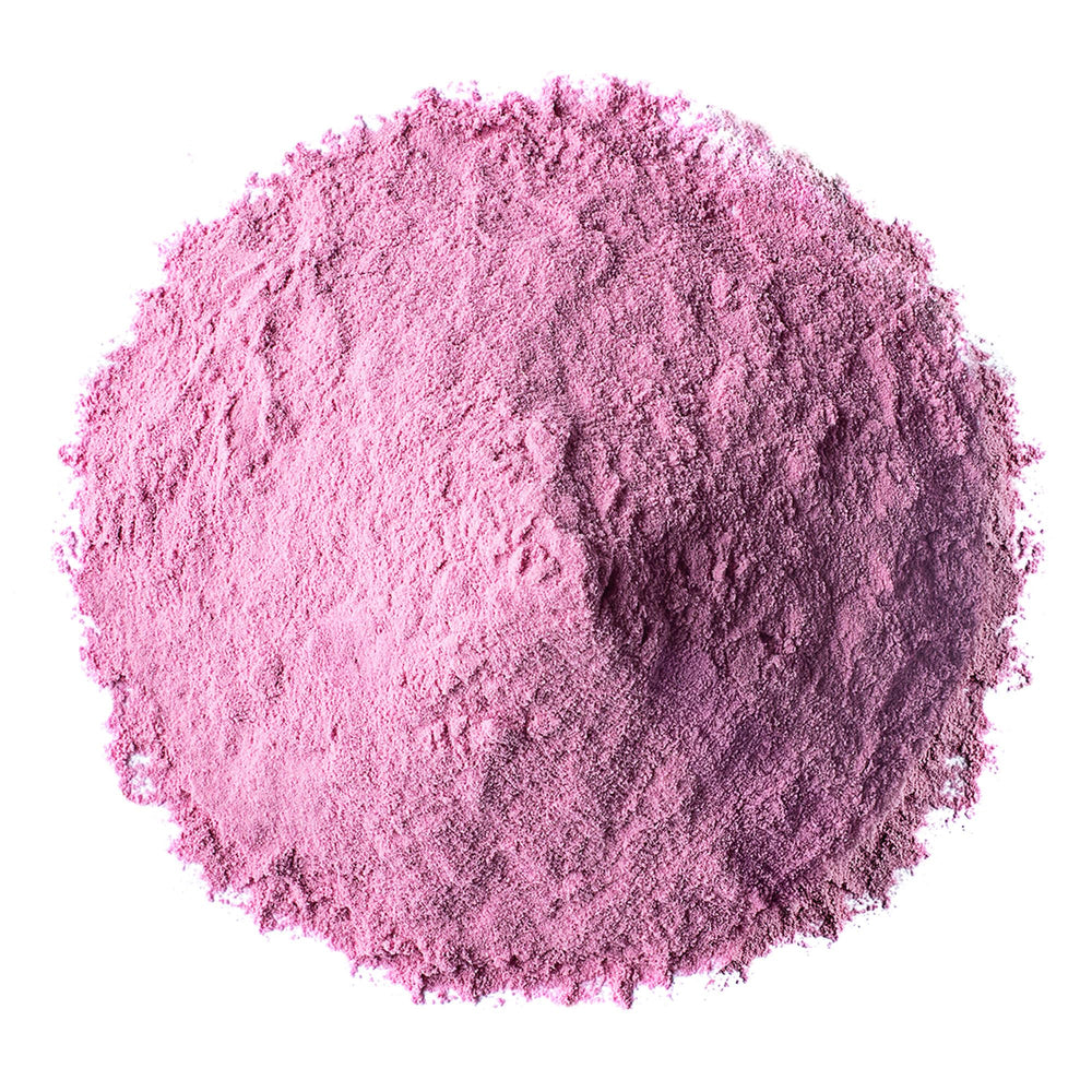 Food to Live Cherry Powder bag closeup emphasizing convenient, measure-ready powder