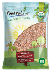 Food to Live Psyllium Seeds 5lb bag showing iron-rich nutrition.