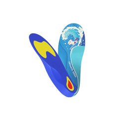 FootWave Kiddo Support insole: front view highlighting arch support for growing feet.