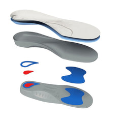 FootWave metatarsal-pad insoles visualize targeted support to reduce foot fatigue.