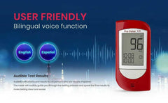 FORA Pro Voice V9 stores up to 450 test memories with date and time