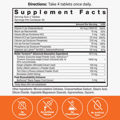 Force Factor Better Turmeric bottle indicates vitamin D for immune support.