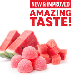 Force Factor Creatine Gummies Watermelon packaging front shows NSF certification and flavor.