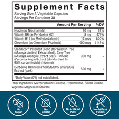 Force Factor GlucoSlim diet plan image communicates lifestyle support with the supplement.