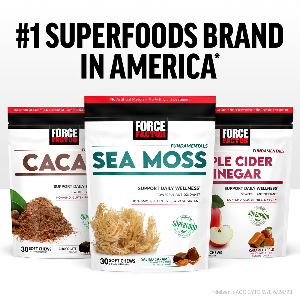 Nutrition facts highlight non-GMO, gluten-free, vegetarian formulation.