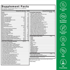 Force Factor Smarter Greens enhanced-absorption complex aims for better nutrient uptake.