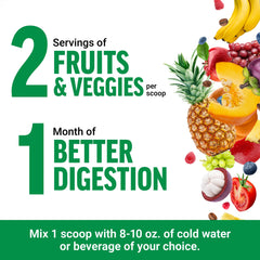 Force Factor Smarter Greens glass with smoothie showing convenient mix