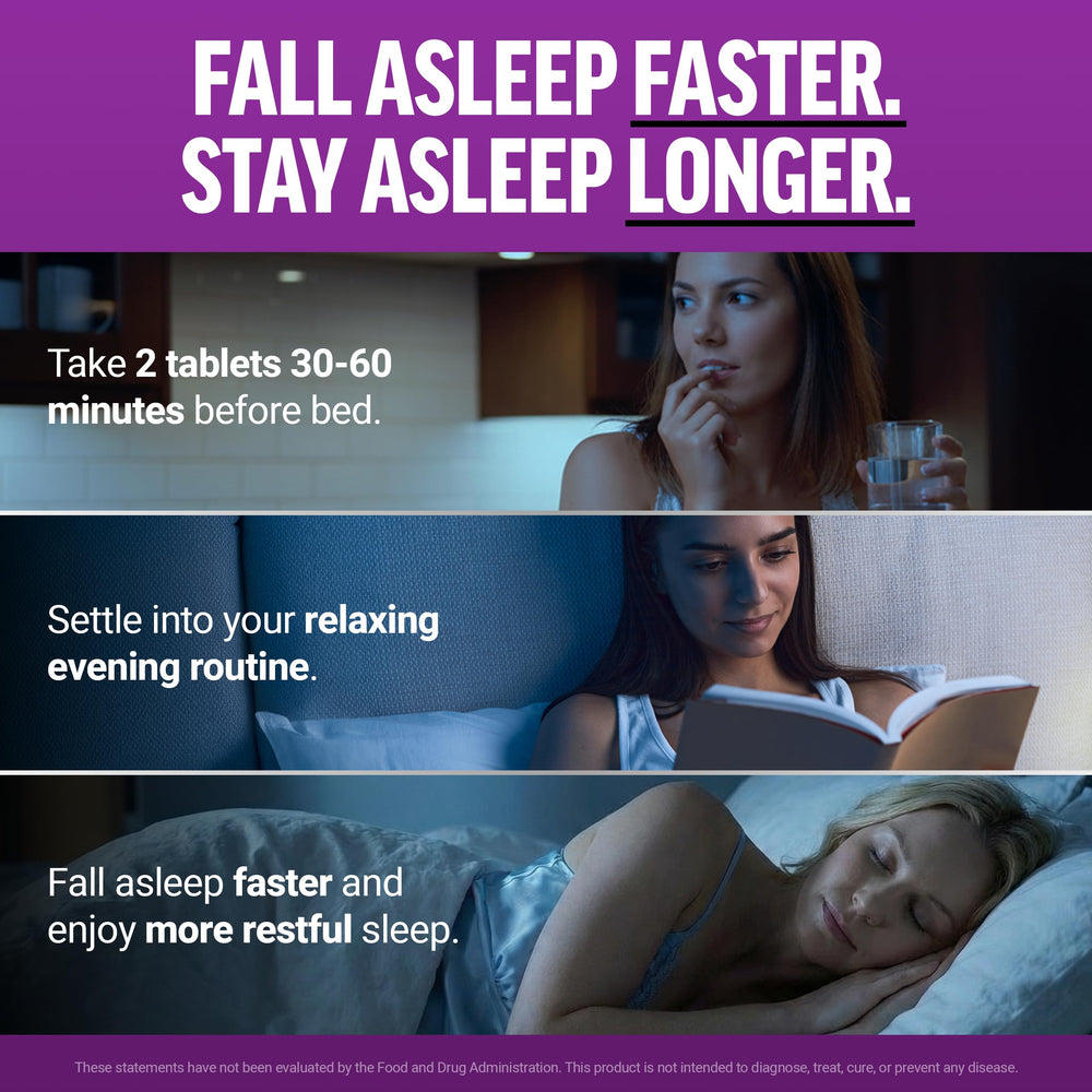 Pill vial open with tablets, easy pre-bed ritual.