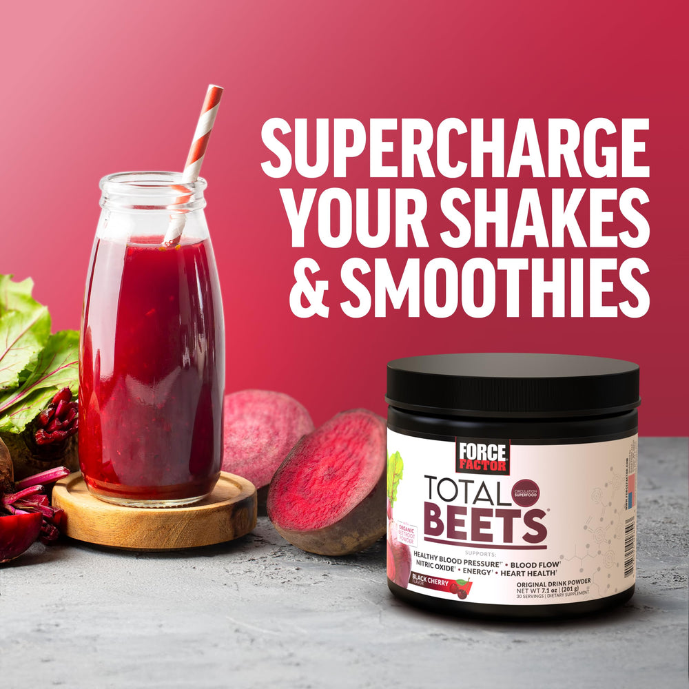 Force Factor Total Beets NO3-T nitrates graphic illustrating nitric oxide benefits