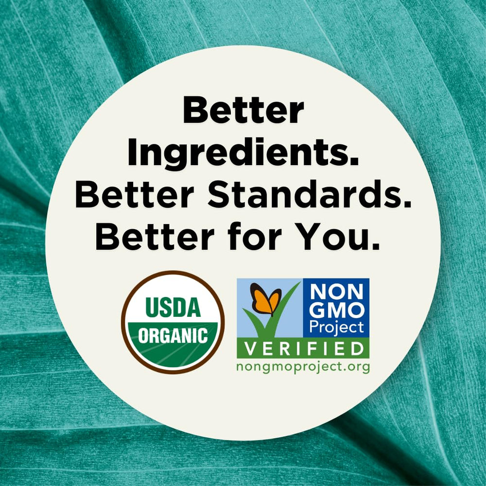 Forces of Nature Focus More packaging box, conveying trusted organic quality.