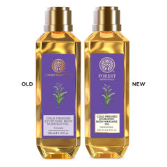 Forest Essentials Narayana Ayurvedic Body Massage Oil texture closeup for skin nourishment