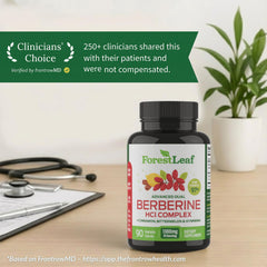ForestLeaf Berberine packaging box emphasizes quality and USA origin