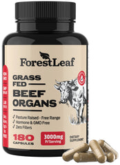 ForestLeaf capsule beside glass of water demonstrates easy daily use