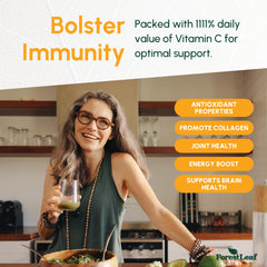 ForestLeaf liposomal vitamin C with MCT oil suggests fast absorption benefits.