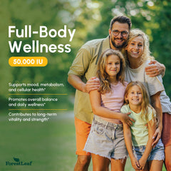 ForestLeaf NSF-certified vitamin D3 testing for purity and potency.