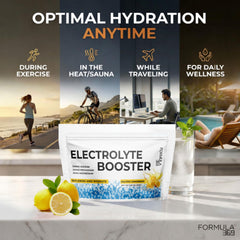 Formula 369 Electrolyte Booster athlete drinking during training