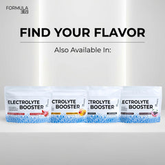 Formula 369 Electrolyte Booster endurance setup with bottle on gym bench