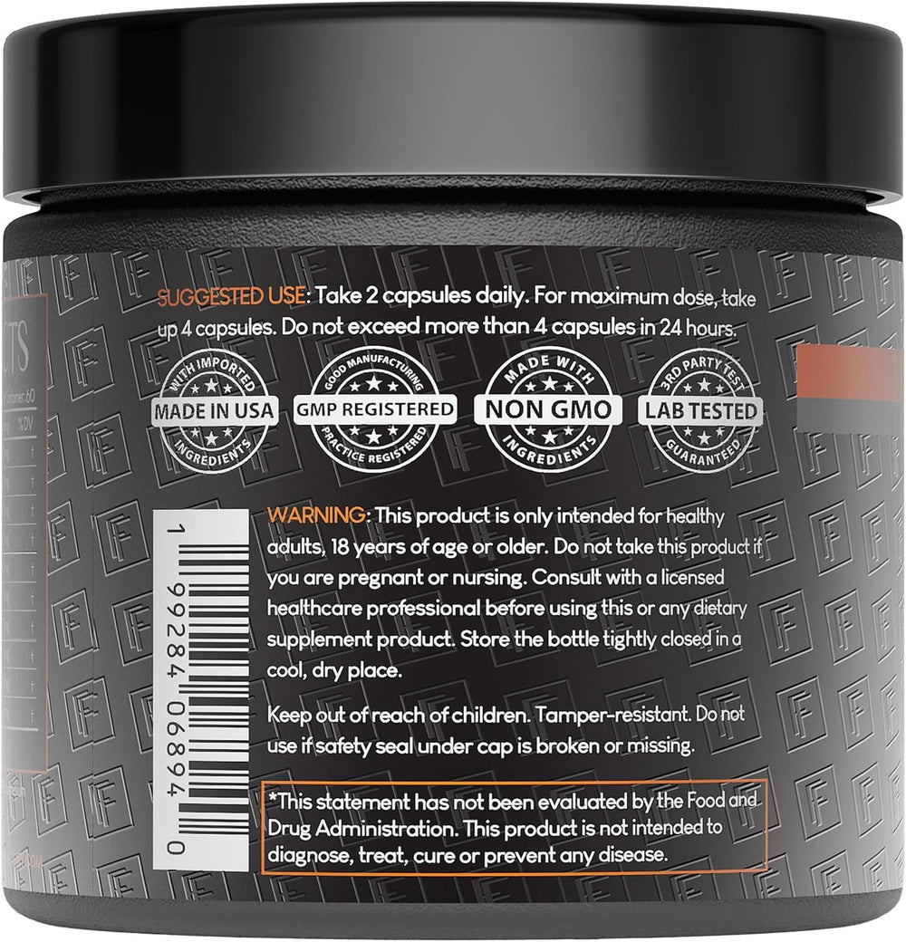 Close-up of Formulation Factory BOSS Mode label highlighting 10-in-1 formula