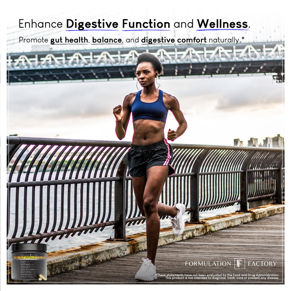 Formulation Factory Gut Intellect postbiotic blend detail indicating gut stability
