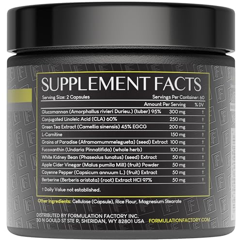 Formulation Factory Melt Mode label close-up highlighting clear ingredients for appetite control
