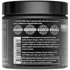 Self Obsessed bottle with label highlighting USA manufacturing quality