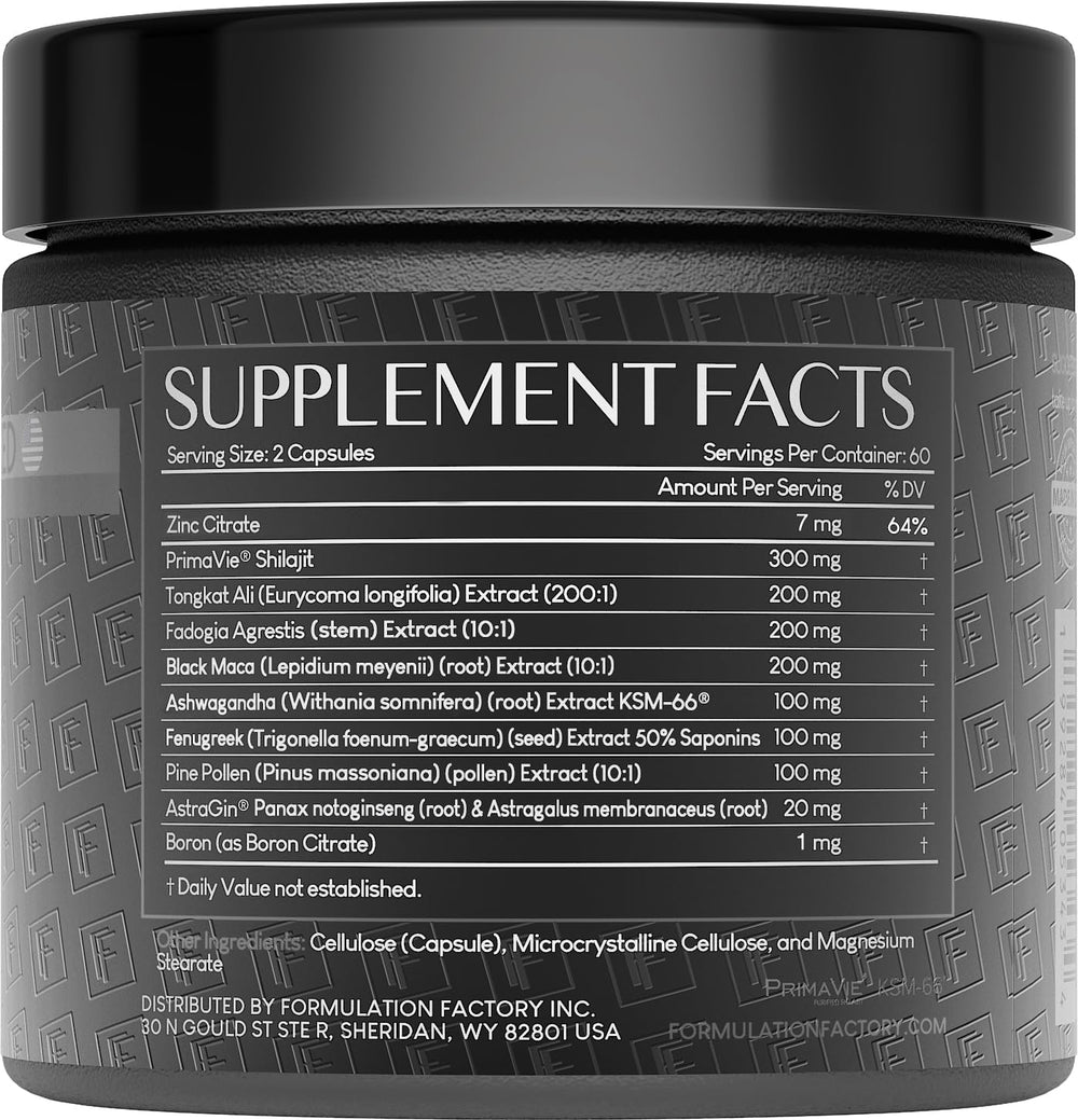Self Obsessed Maxxed capsules closeup highlighting a potent men's wellness blend.