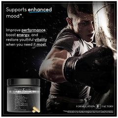 Formulation Factory Self Obsessed packaging stack presents a multi-bottle six-month supply.