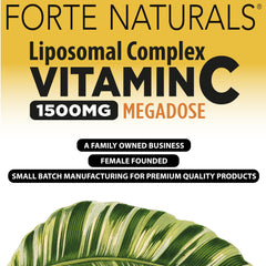 FORTE NATURALS 180-count bottle ready for a long daily routine