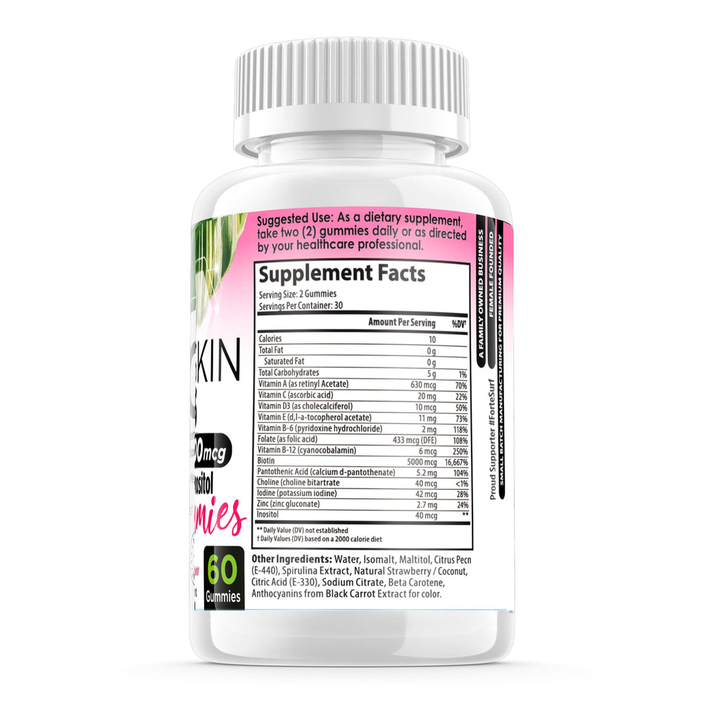 FORTE NATURALS USA-made gummy pack signals small-batch quality.