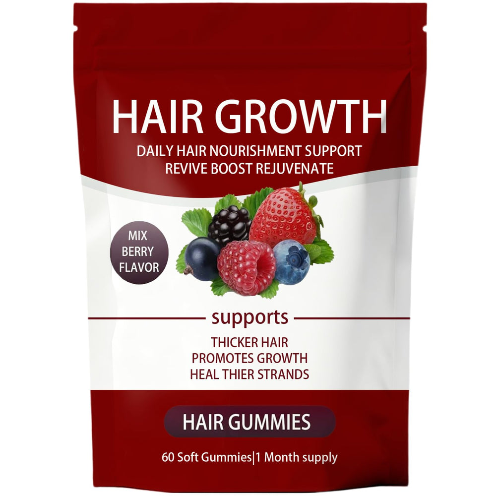 FORTIRISE Lumin bottle closeup, showcasing berry gummies for daily hair nourishment.